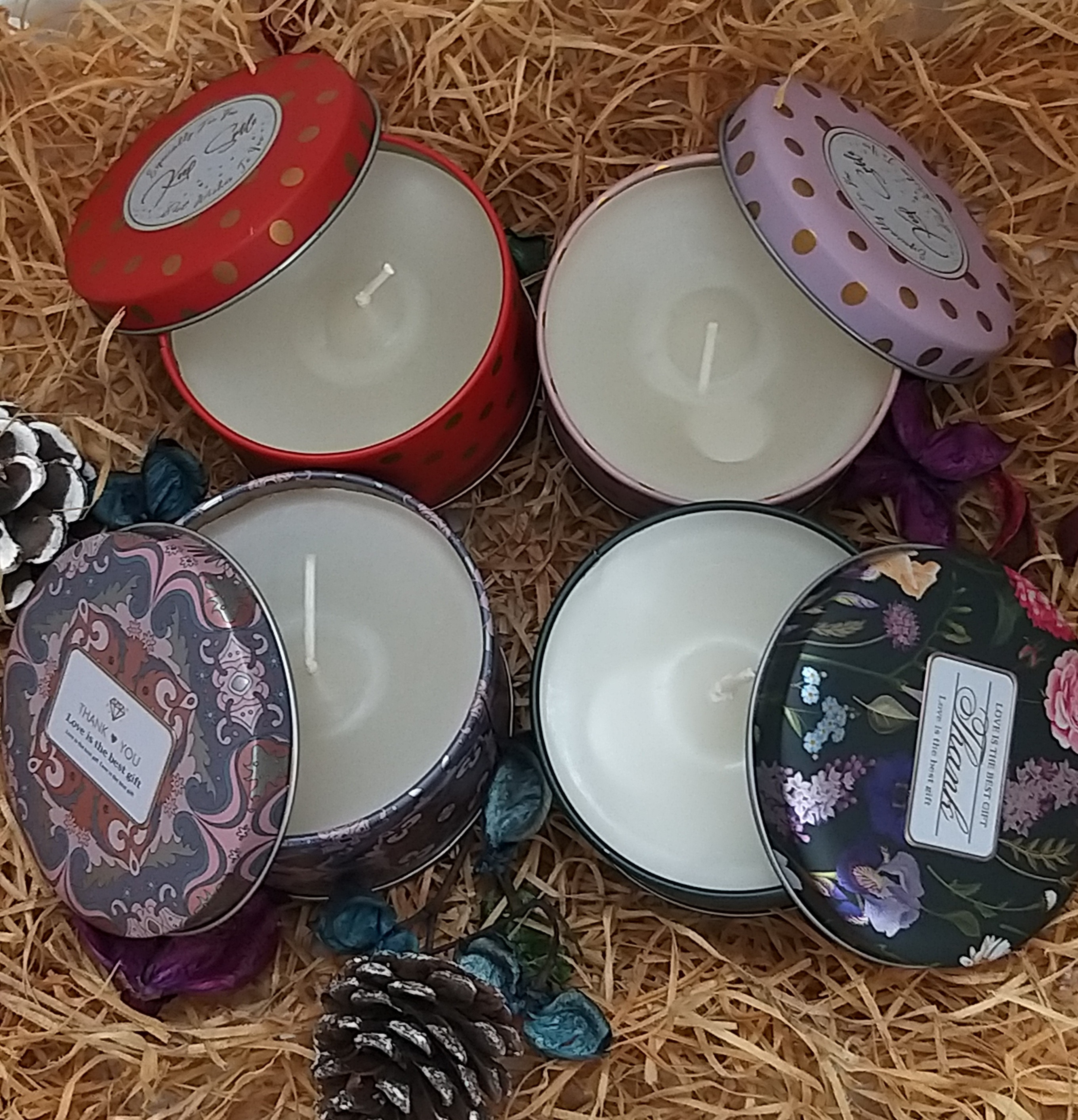 SPA SCENTED CANDLES GIFT BOX Essence of Earth